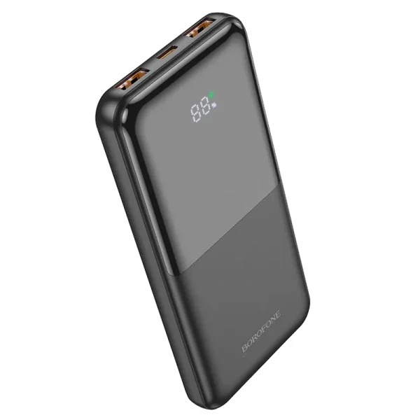 پاور بانک 10000 میلی آمپر بروفون Borofone BJ36 10000mAh Power Bank Black