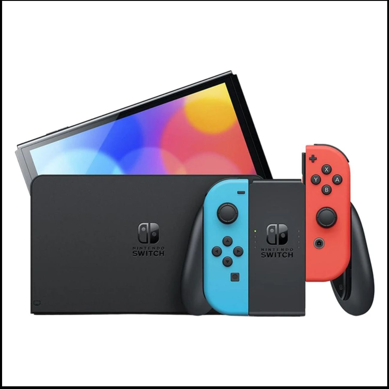 کنسول بازی نینتدو سوییچ Nintendo Switch Oled Model Neon Red Neon Blue Set