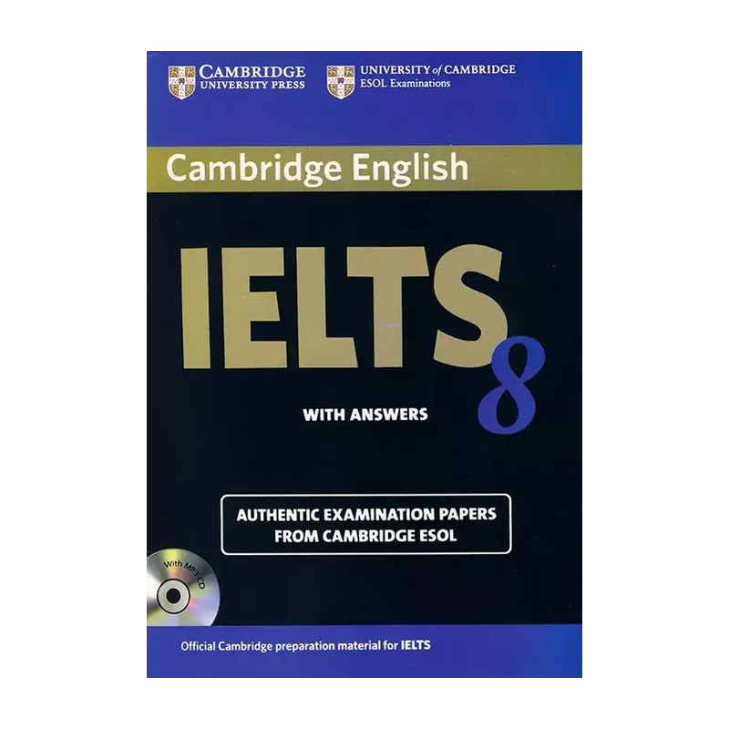 Cambridge English IELTS 8 سایز وزیری