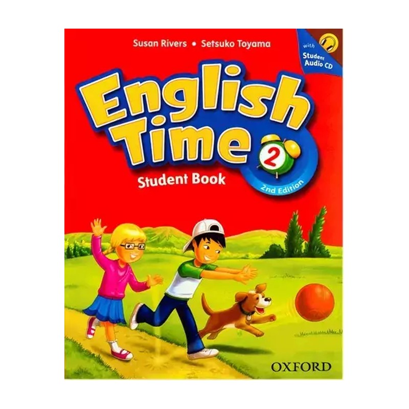 کتاب انگلیش تایم 2 با کتاب کار وفایل صوتی english time 2 second edition