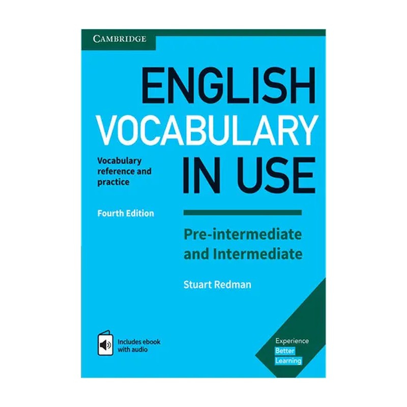 کتاب انگلیش وکبیولاری این یوز پری اینترمدیت english vocabulary in use pre intermediate and intermediate 
