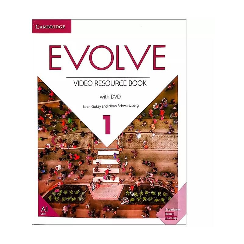 کتاب زبان ایوالو Evolve 1 سایز بزرگ رحلی (کتاب اصلی+کتاب کار+سی دی)