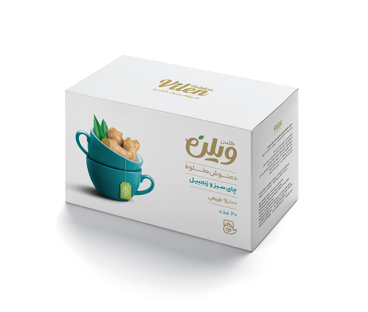 دمنوش چای سبز و زنجبیل