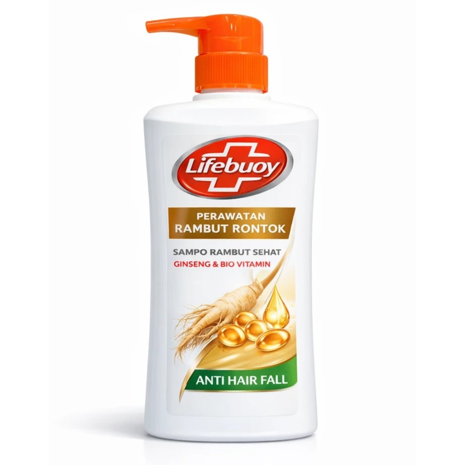 شامپو ضد ریزش مو Lifebuoy تقویت مو با جینسینگ و بیو ویتامین