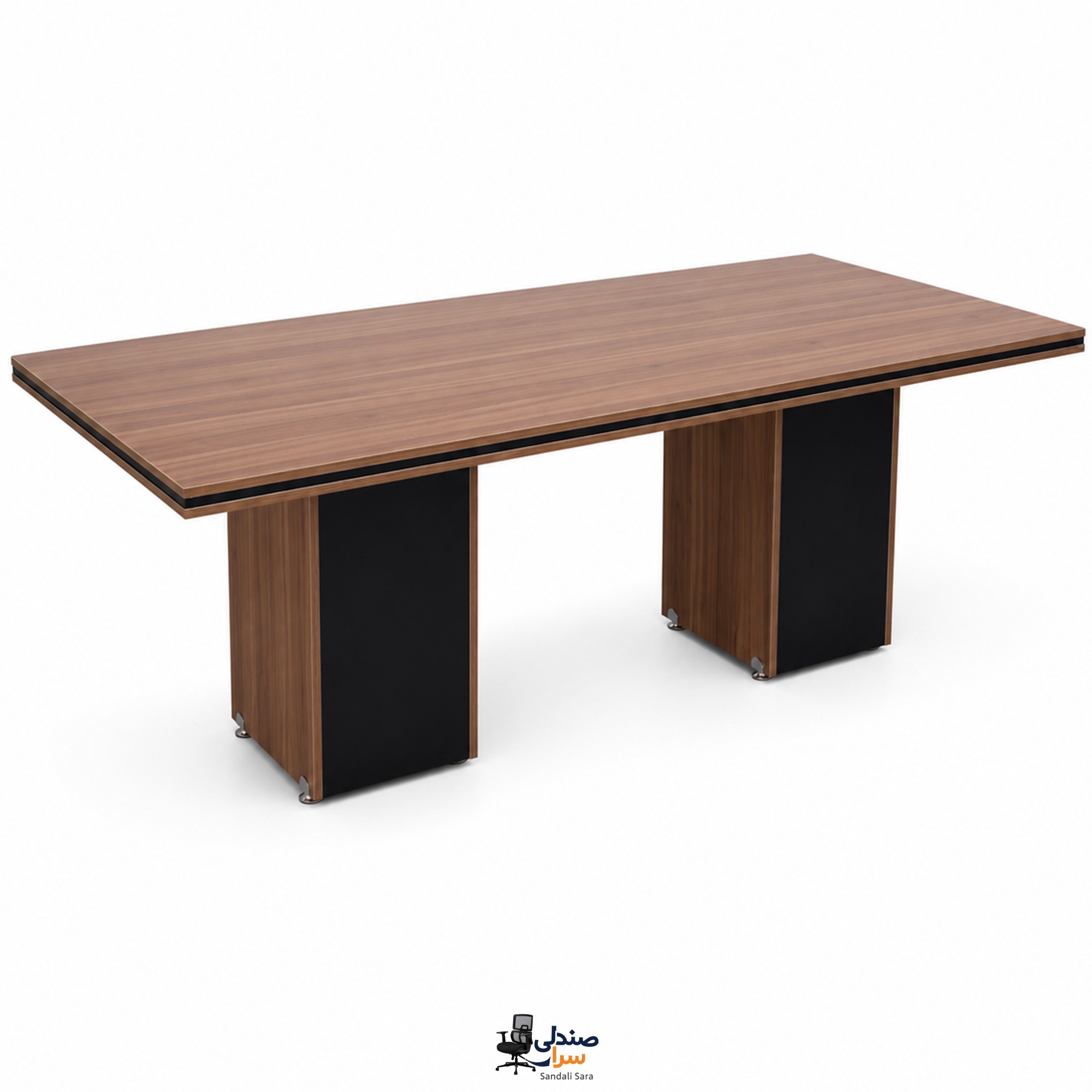 میز کنفرانسی 6 نفره وربانا مدل کامل MDF