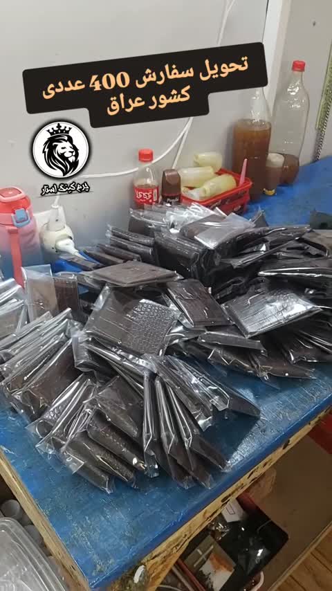 کیف پول جیبی چرم طبیعی کینگ استار مدل روکو (مشکی) دست دوز و صادراتی