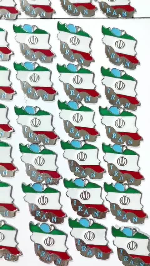 گردنبند پرچم جمهوری اسلامی ایران گردنبند نقشه ایران گردنبند ایران وطن میهن مناسب ست کردن 