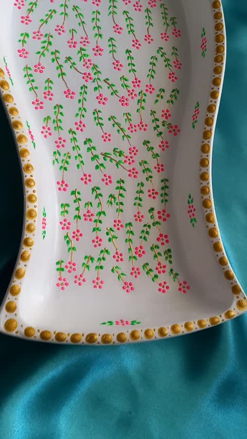 رولت خوری سفال نقطه کوبی 