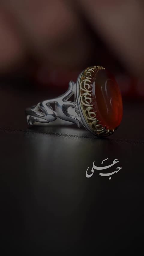 انگشتر مردانه عقیق سرخ کد 1314
