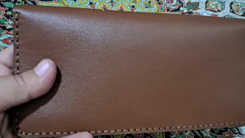 کیف پول چرم دست دوز سوپر بزی