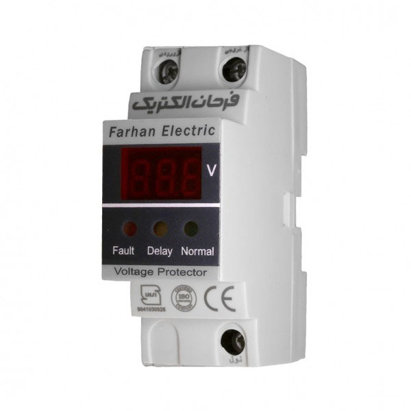 محافظ ولتاژ ورودی طرح مینیاتوری فرحان الکتریک ( Farhan Electric ) مدل 40 آمپر - پس کرایه
