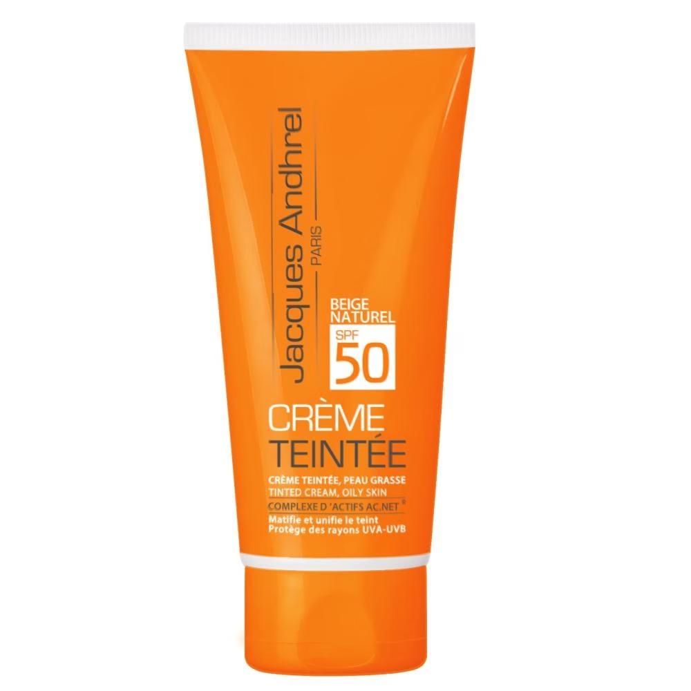 کرم ضد آفتاب رنگیژاک آندرل پاریس مخصوص پوست چرب مدل CREAM TINTED با SPF50 حجم 50 میلی لیتر