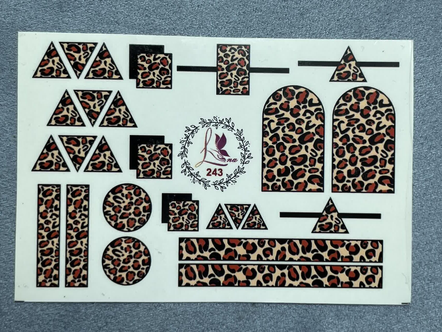 لنز ناخن کد 243