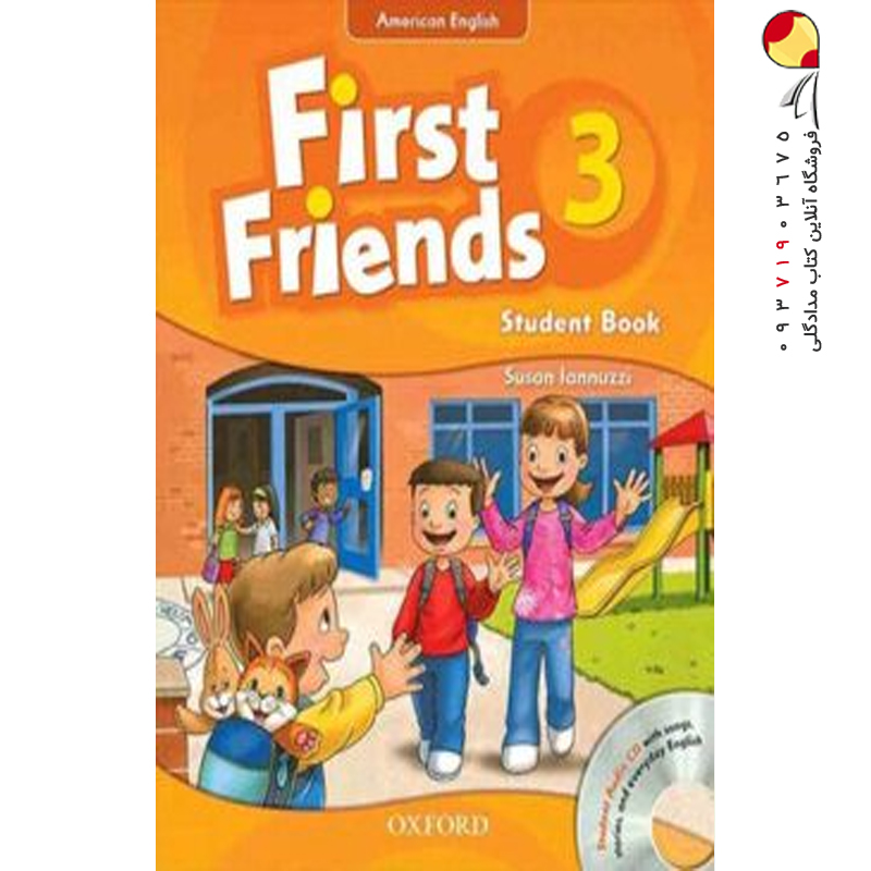 کتاب American First Friends 3 فرست فرندز 3 کتاب رحلی به همراه کتاب کار