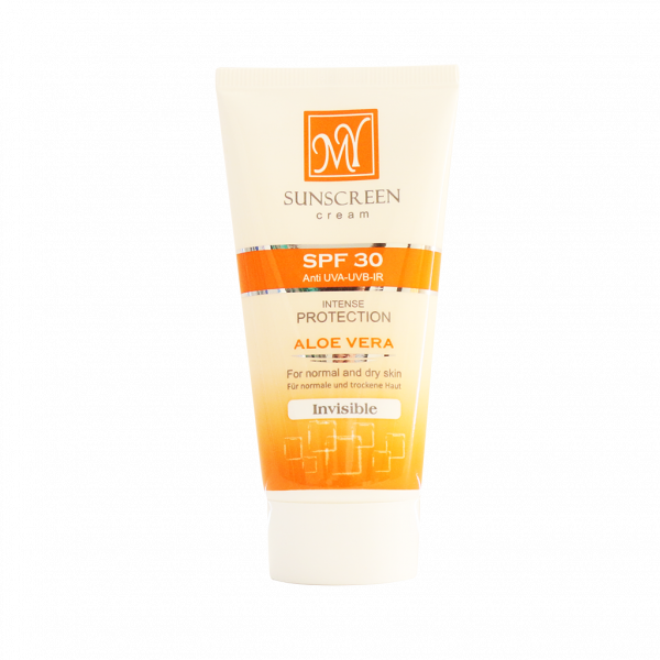 کرم ضد آفتاب بدون رنگ مای SPF30 مناسب پوست های معمولی و خشک 50 میلی لیتر
