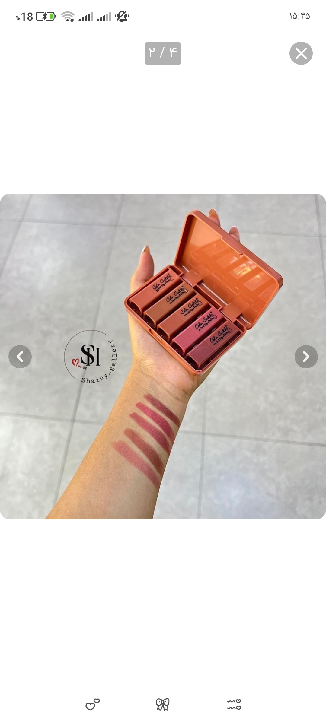 پک رژلب مینی خرسی کالرکاستل