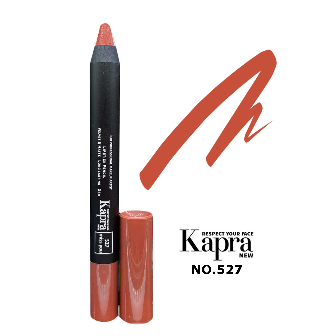 رژلب مدادی کاپرا نیو KAPRA NEW شماره 527