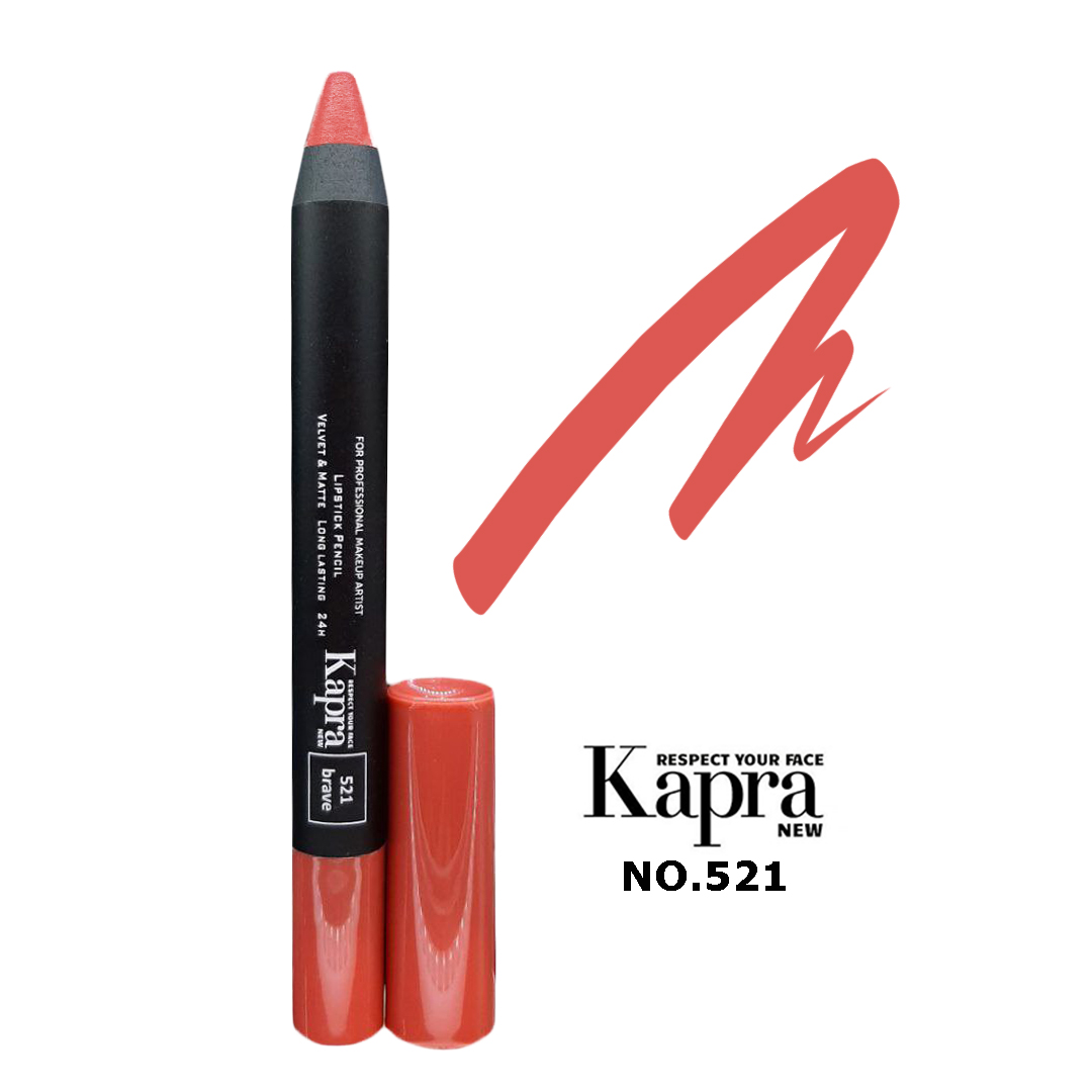 رژلب مدادی کاپرا نیو KAPRA NEW شماره 521