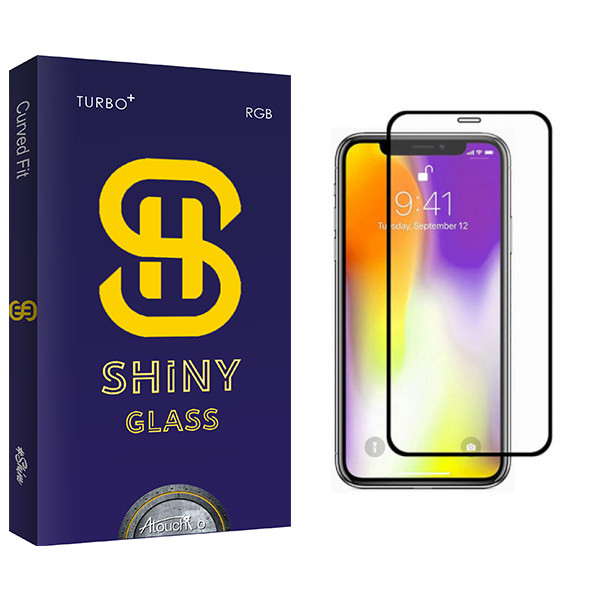 محافظ صفحه نمایش مات آتوچبو مدل Shiny Glass مناسب برای گوشی موبایل اپل iPhone 12 Pro