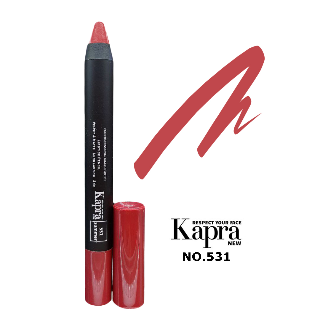 رژلب مدادی کاپرا نیو KAPRA NEW شماره 531