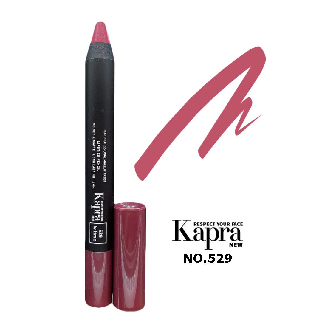 رژلب مدادی کاپرا نیو KAPRA NEW شماره 529