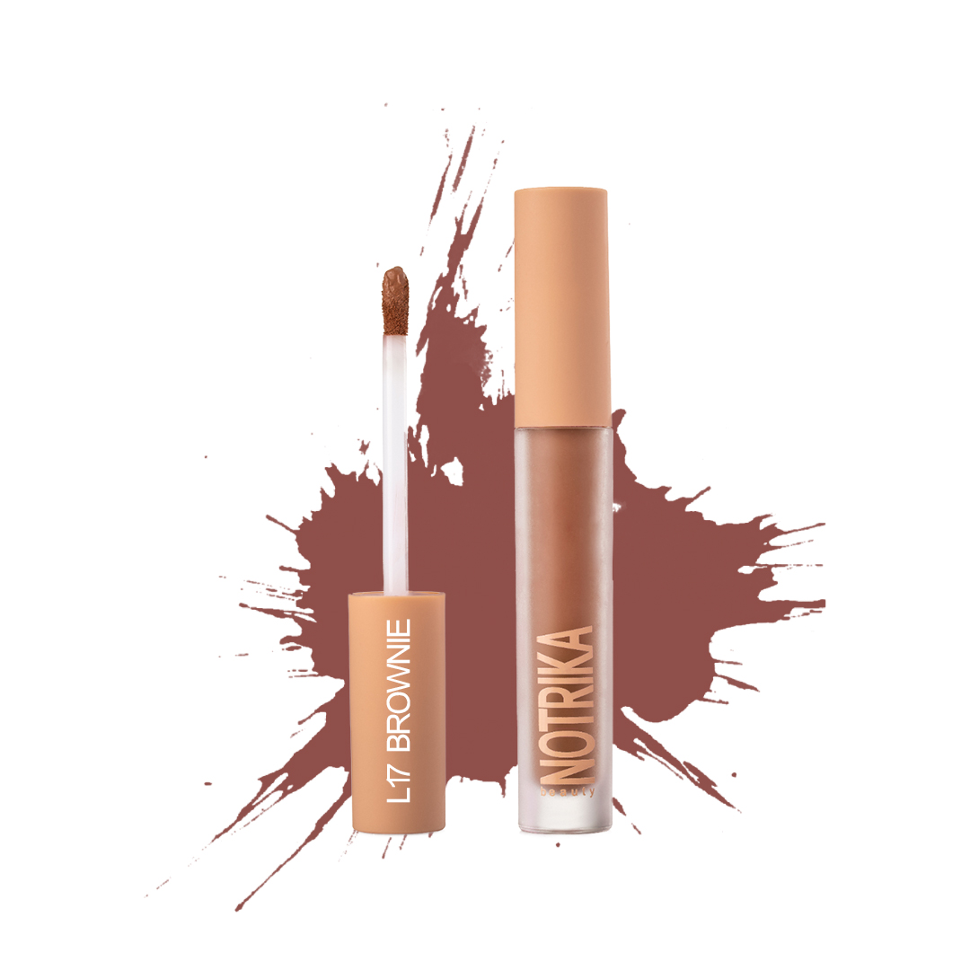 رژلب مایع نوتریکاNOTRIKA شماره L17 Brownie