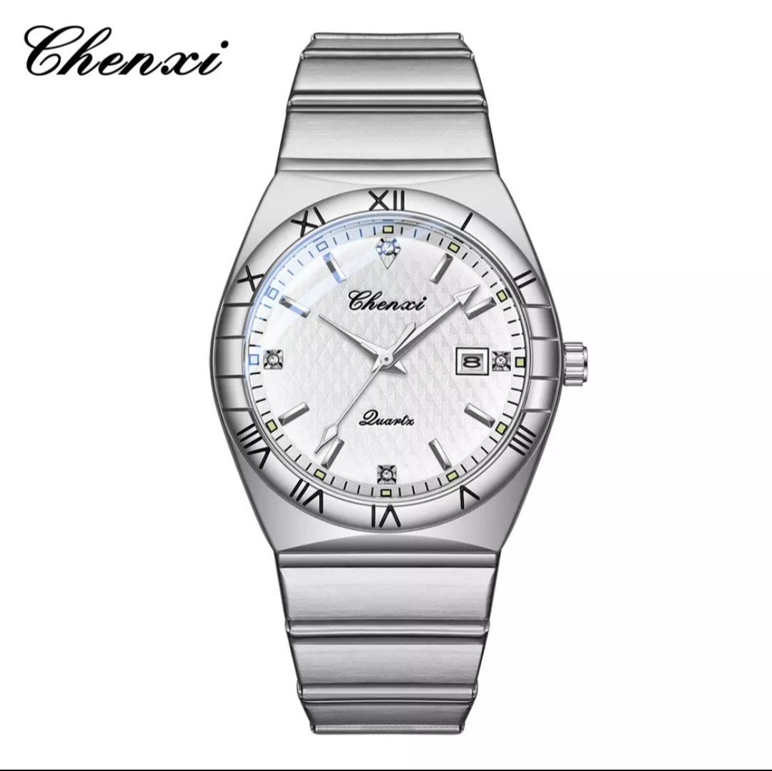 ساعت مچی مردانه چنکسی مدل CHENXI 640 نقره ای