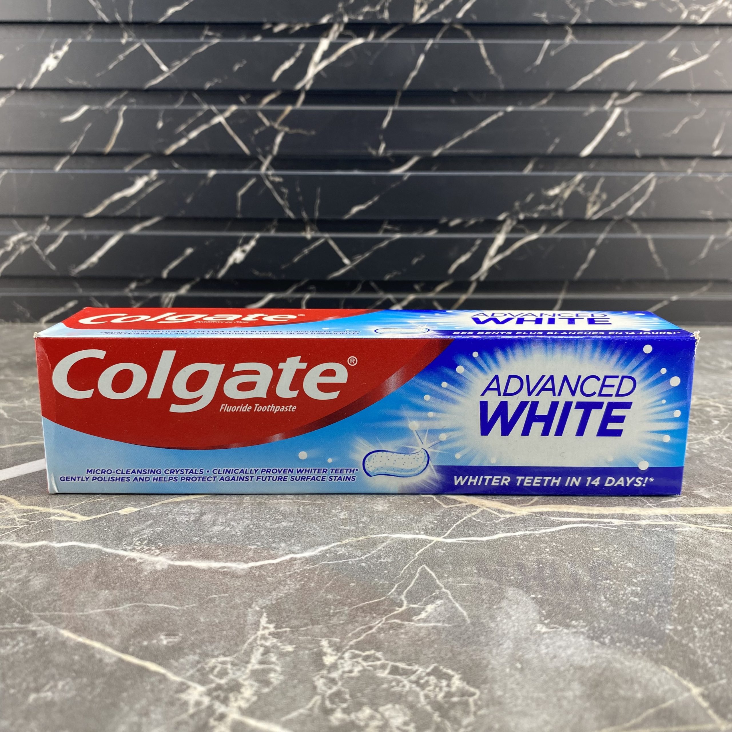 خمیر دندان سفید کننده کلگیت مدل Advanced WHITE حجم 100 میل