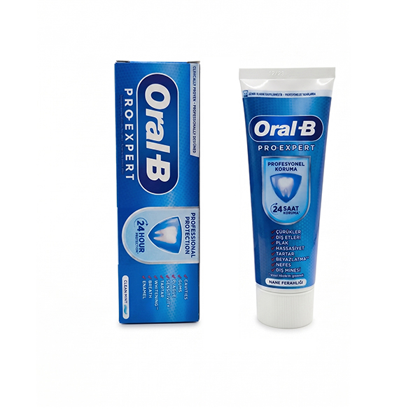 خمیر دندان محافظ 24 ساعته اورال-بی پرو-اکسپرت Oral-B Pro-Expert حجم 75 میل واردات قانونی ارسال از منطقه آزاد ارس