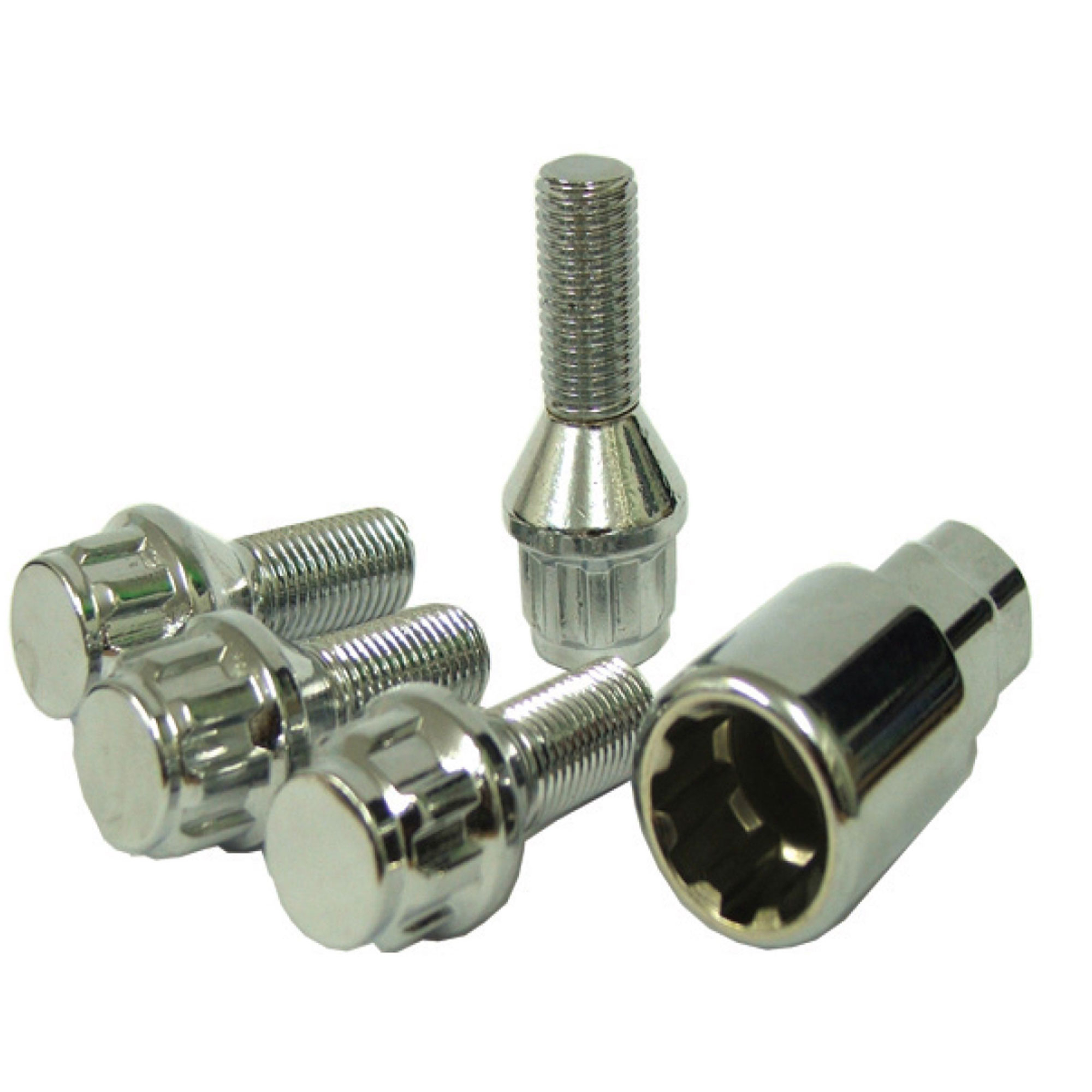 پیچ چرخ و رینگ ضد سرقت خودرو چیکال مدل M-18 مناسب برای چری تیگو 7 پرو مجموعه 6 عددی