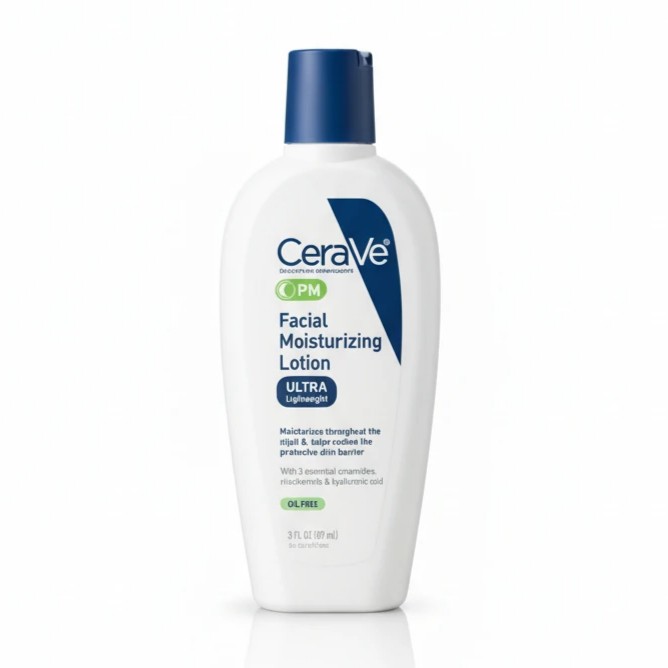 لوسیون مرطوب کننده شب سراوی (CeraVe) با بافت فوق سبک و ترمیم کننده