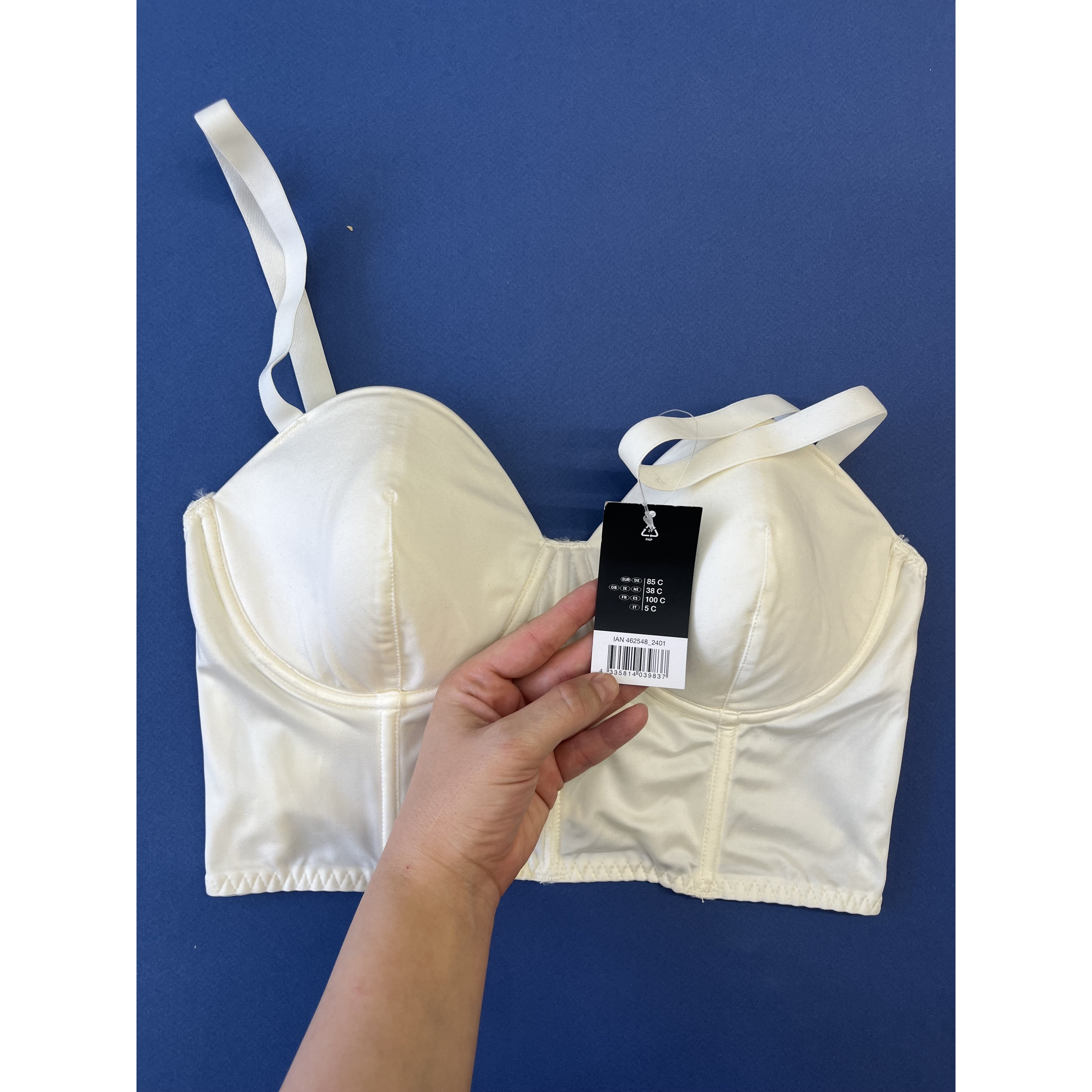 کرست سفید اسمارا esmara سایز 80C و 85C