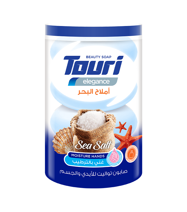 صابون توری Touri نمک دریایی 4 عددی