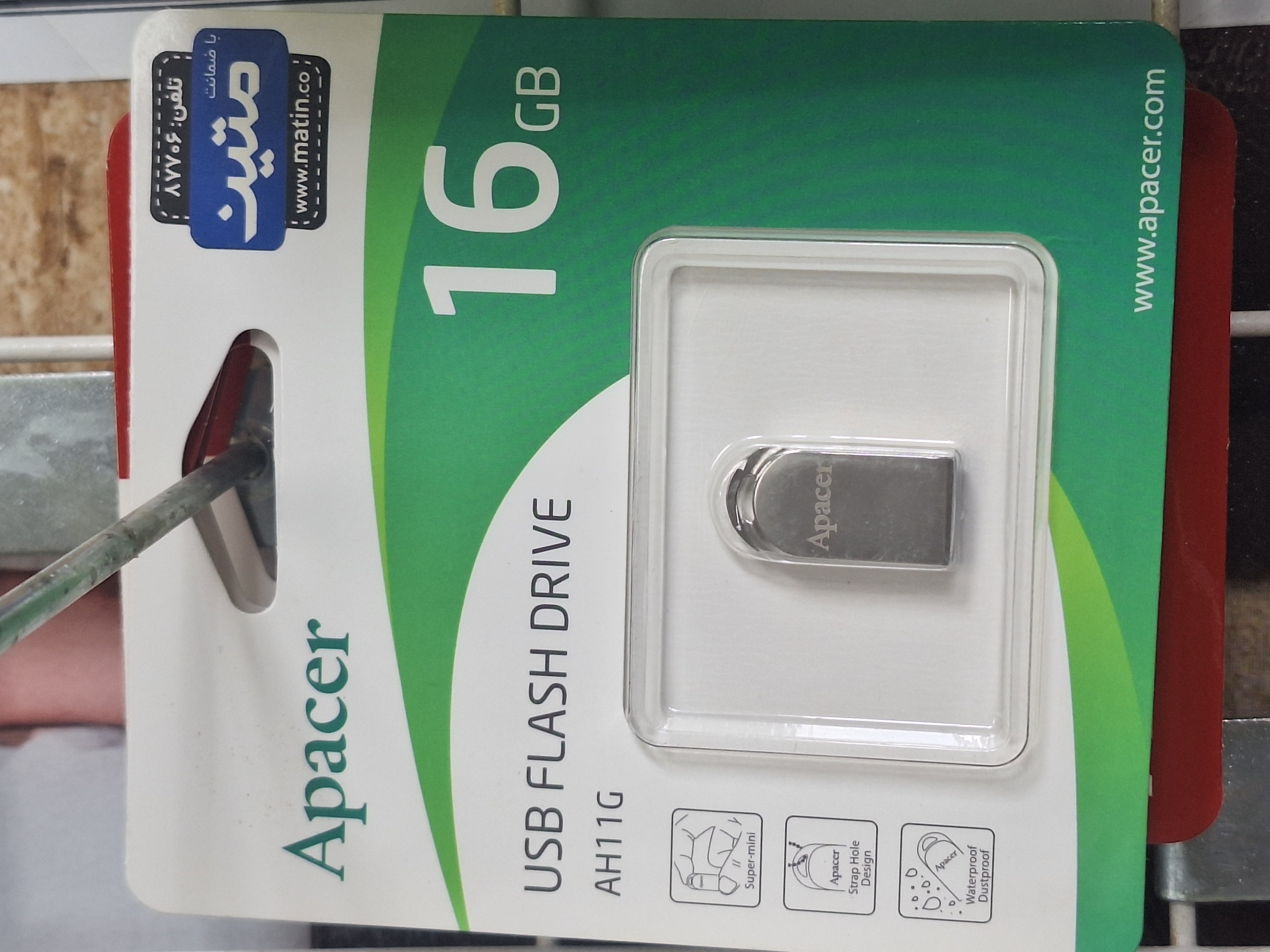 فلش 16گیگ apacer پس کرایه