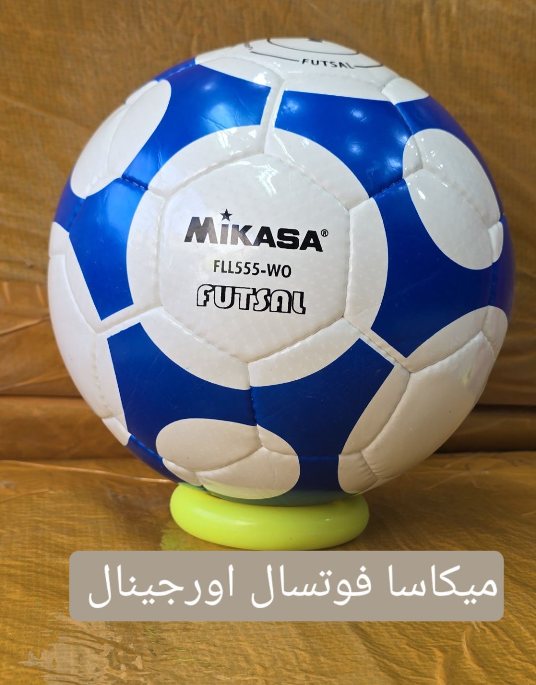 توپ فوتسال میکاسا اورجینال ضمانتی سالنی سایز 4 تنبل