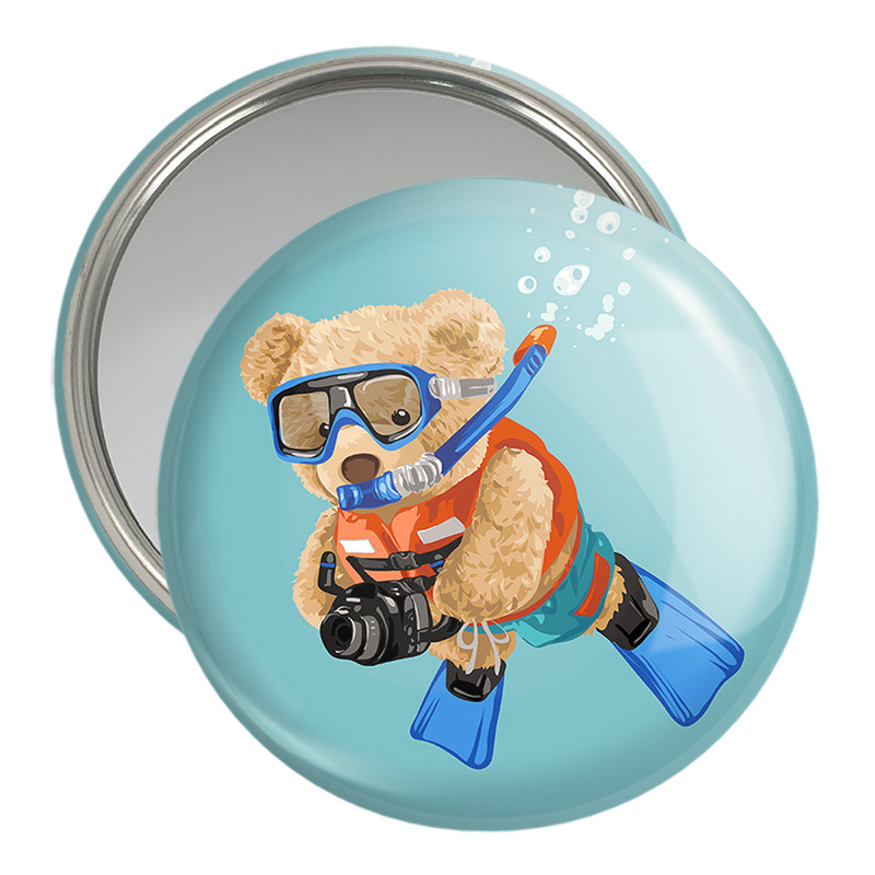 آینه جیبی خندالو مدل تدی Teddy کد 26167 – با بهترین کیفیت