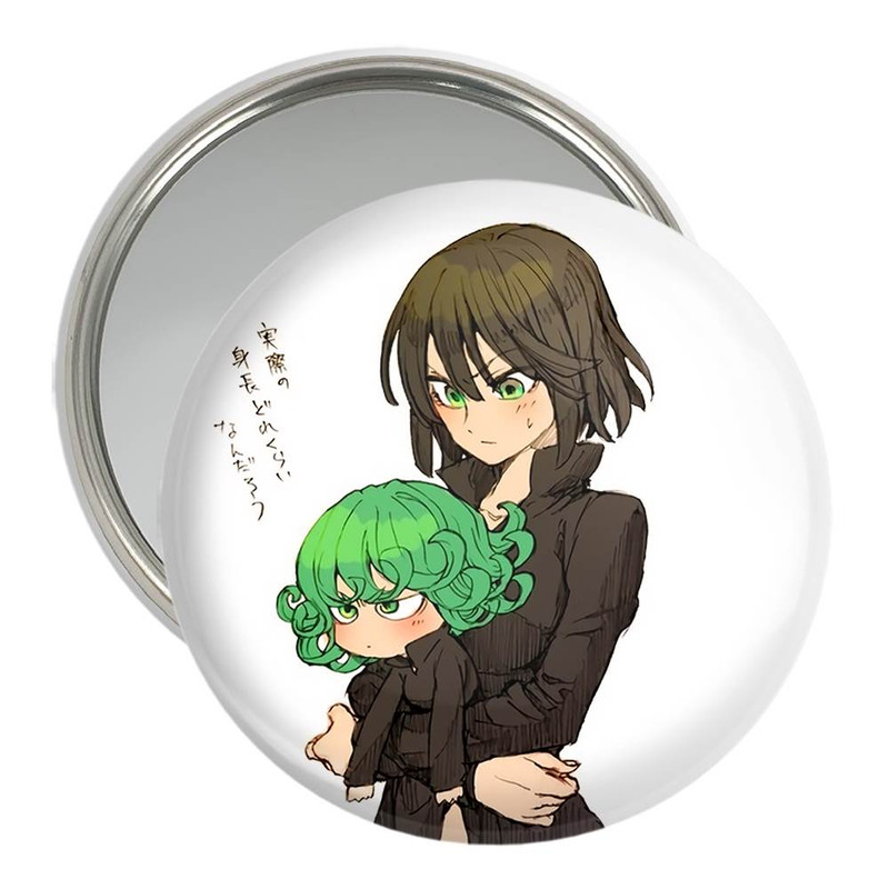 آینه جیبی خندالو مدل فوبوکی و تاتسوماکی انیمه مرد تک مشتی One Punch Man کد 11372 – با بهترین کیفیت مدل 1