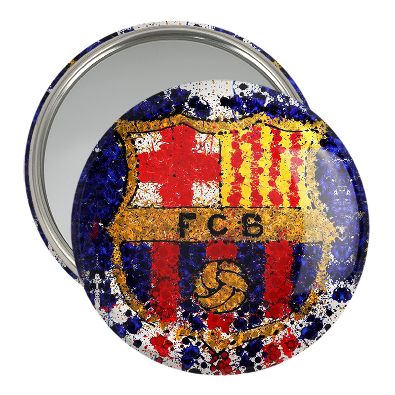 آینه جیبی خندالو مدل باشگاه بارسلونا FC Barcelona کد 2031 – با بهترین کیفیت