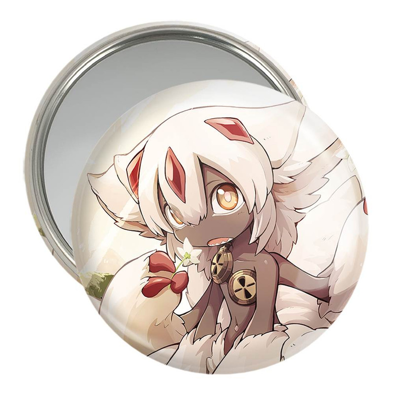 آینه جیبی خندالو مدل فاپوتا انیمه ساخته شده در پرتگاه Made in Abyss کد 22113 ارسال فوری