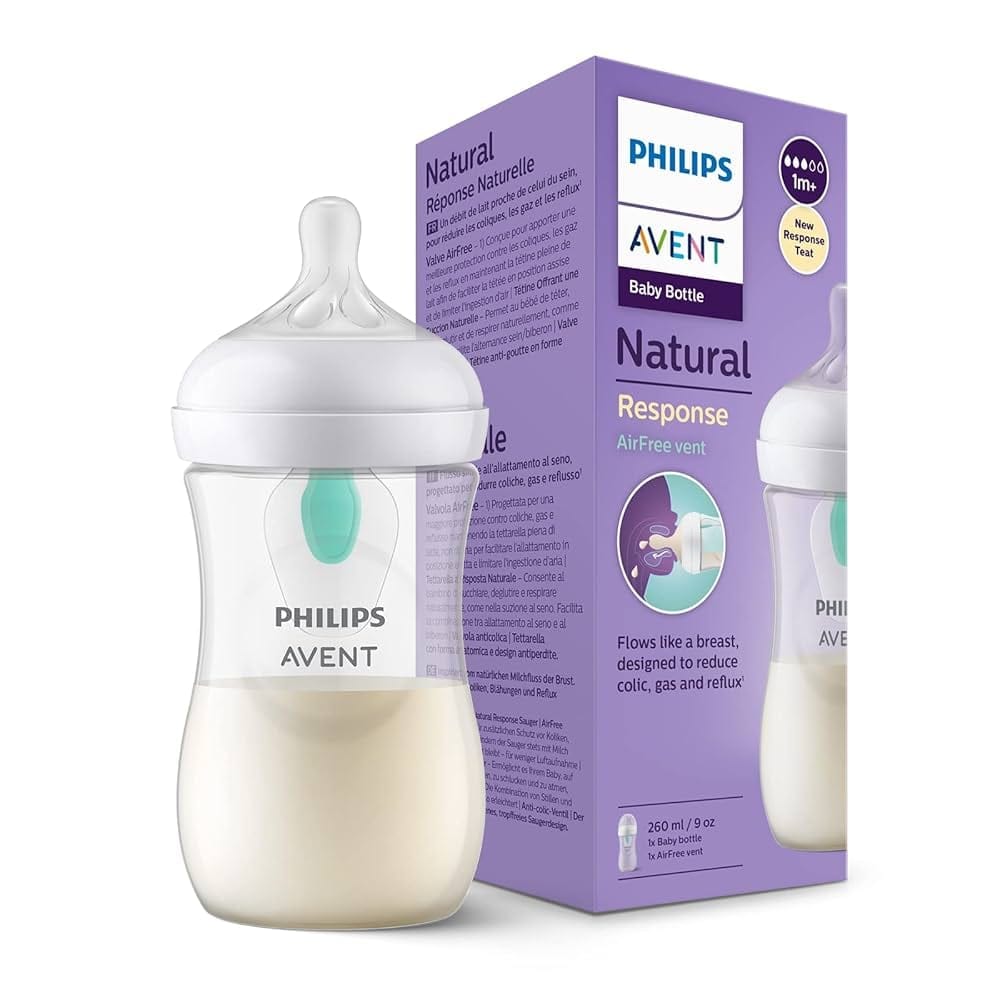 شیشه شیر 260 میل اونت سوپاپ دار (آنتی کولیک) - سری ریسپانس