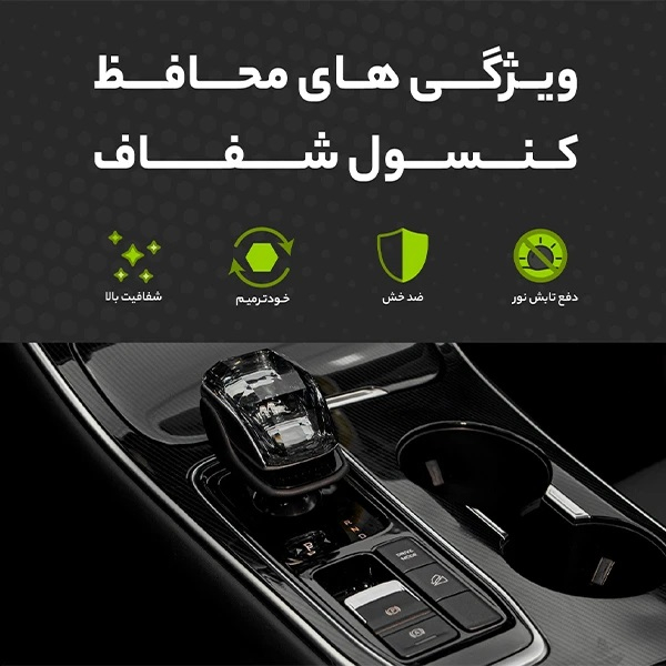 محافظ گلس مانیتور و کنسول خودرو چیکال مدل V-260 مناسب برای چانگان CS35 مجموعه 13 عددی