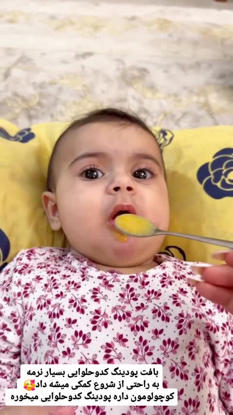 سویق پودینگ کدو حلوایی.