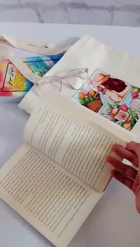 توت بگ دخترانه فانتزی بند بلند پارچه ای ضخیم