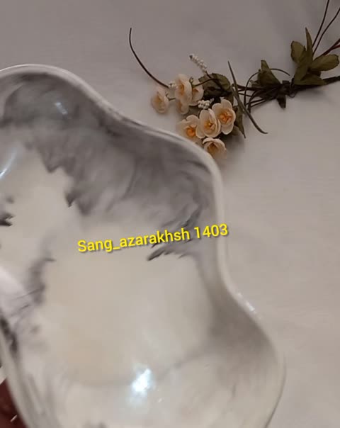 سنگ مصنوعی،ظرف پذیرایی دفرمه، ظرف میوه، ظرف پذیرایی(پس کرایه)