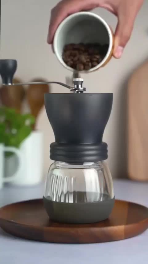 آسیاب قهوه دستی دو مخزنه هوم