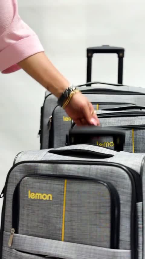 چمدان lemon سه رقم 2 چرخ