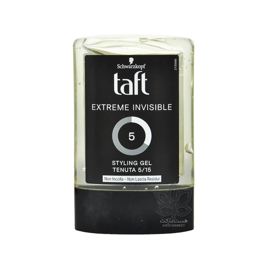 ژل موی متوسط ( شماره 5 ) 300 میل اکستریم اینویزیبل تافت شوارزکف taft