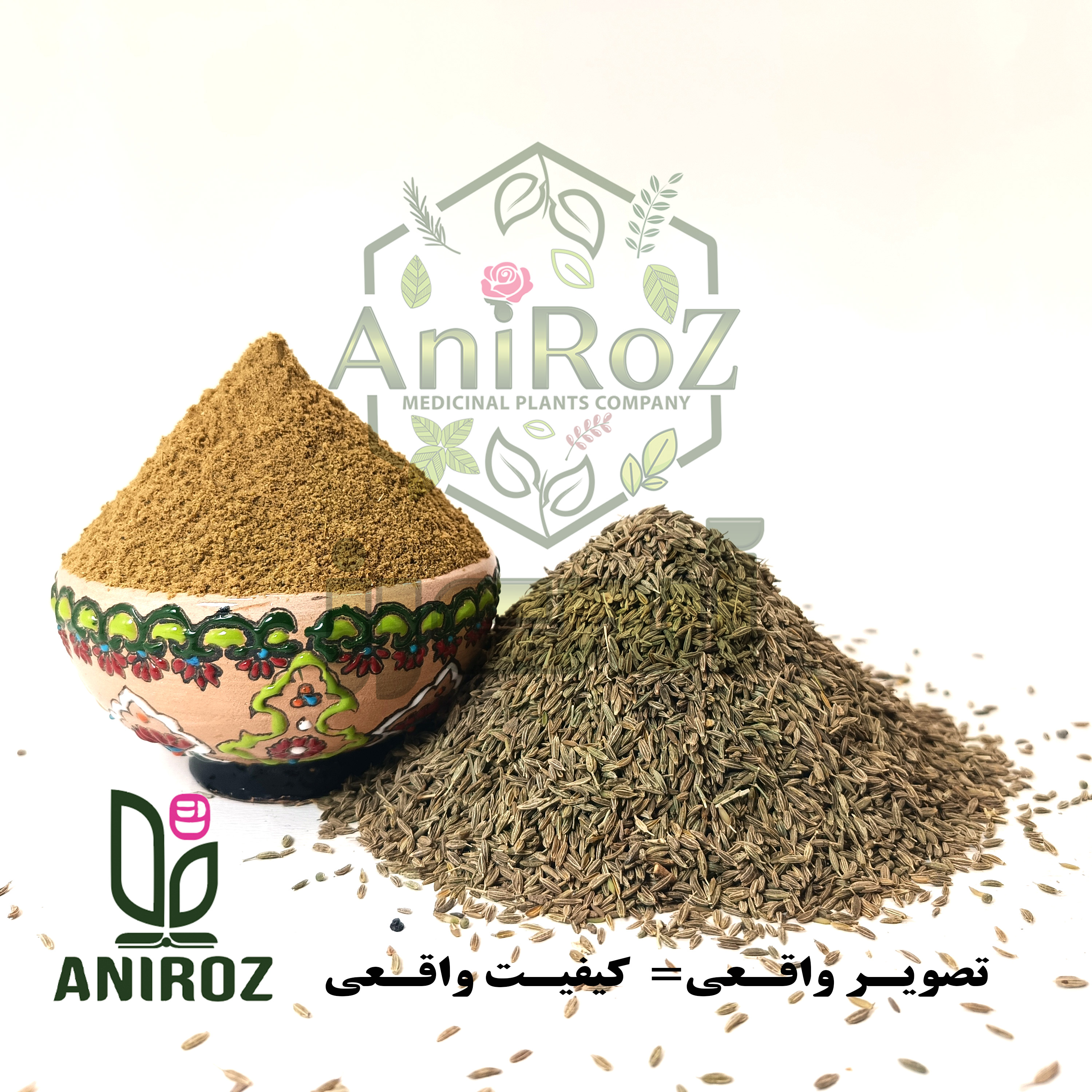 زیره سبز 50 گرمی آنی رز
