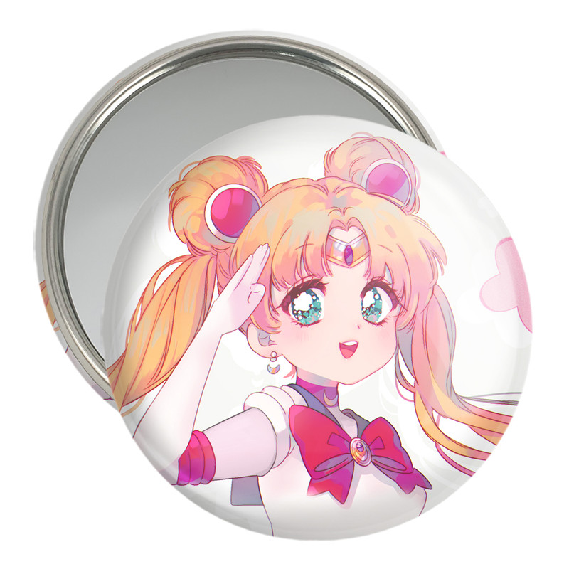 ارسال دیجی کالا آینه جیبی خندالو مدل اوساگی تسوکینو انیمه سیلور مون Sailor Moon کد 17430 ارسال دیجی کالا