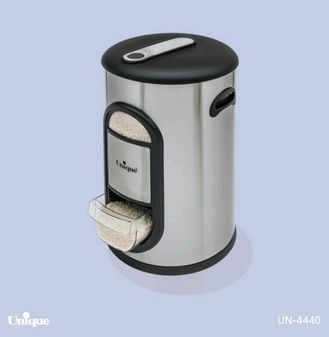 سطل برنج 10 کیلویی پیمانه دار استیل کد 4440
